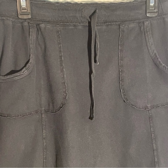 Fresh Produce Black Mini Skirt with Pockets drawstring elastic waist size M - Picture 3 of 5